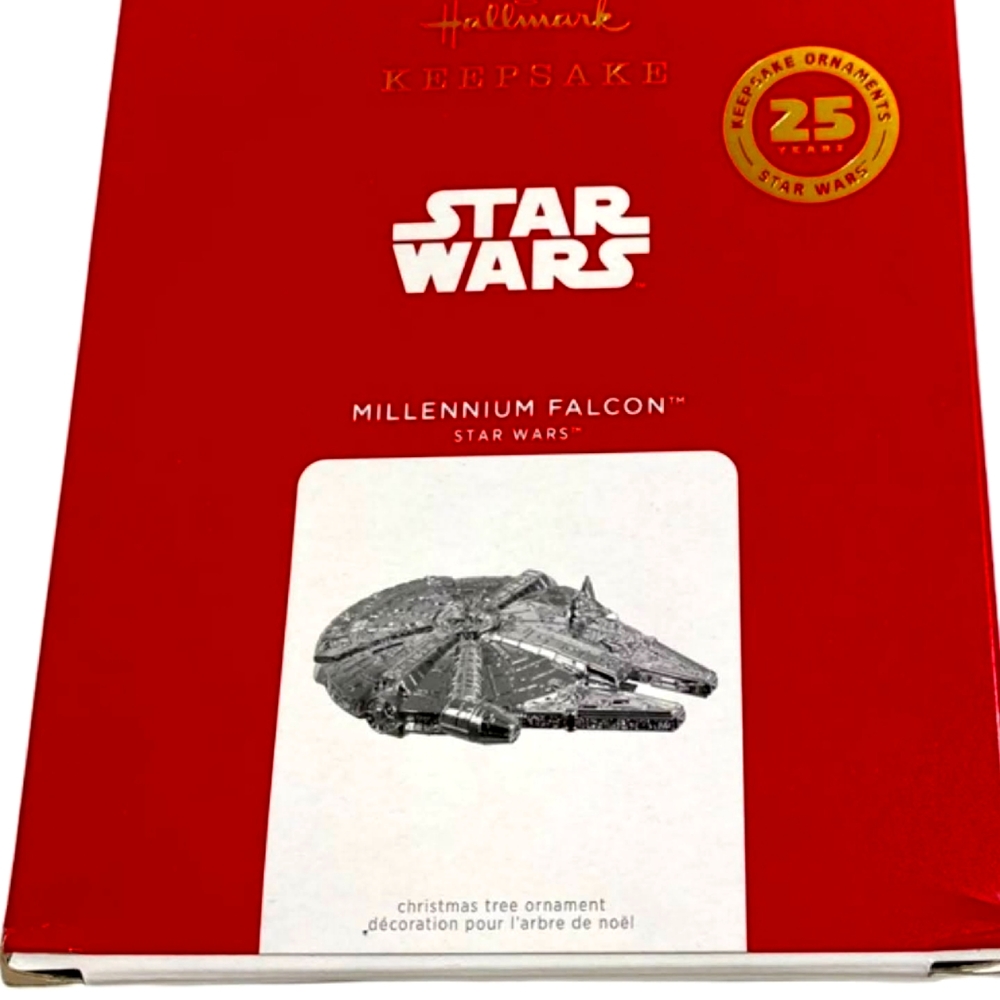 Millennium Falcon ornament, 2021 Hallmark new in Box.